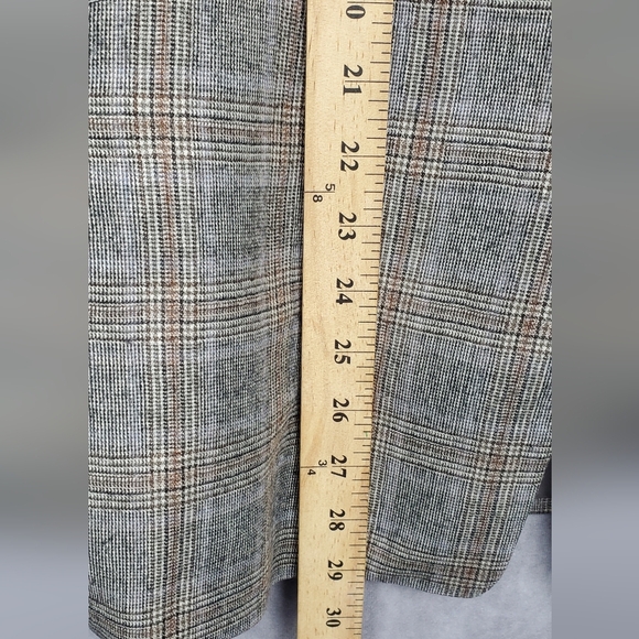 Talbots Blazer Italian Wool Stretch Glen Plaid Boardroom Office Size 16 - Picture 8 of 9